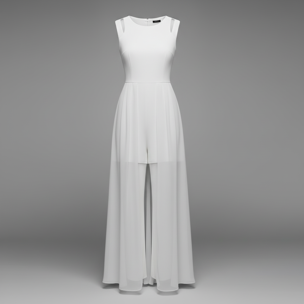 Ärmelloser Jumpsuit Weit | Jumpsuit für Damen Sommer