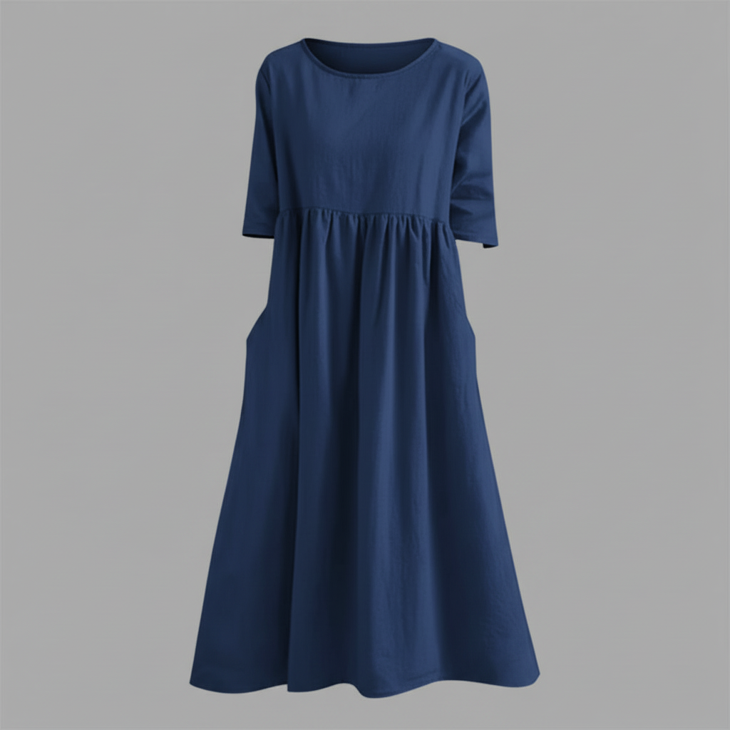 Luftiges Midi-Kleid für Damen | Sommerkleider