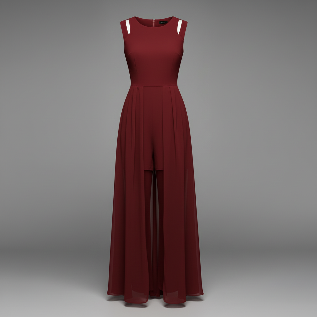 Ärmelloser Jumpsuit Weit | Jumpsuit für Damen Sommer