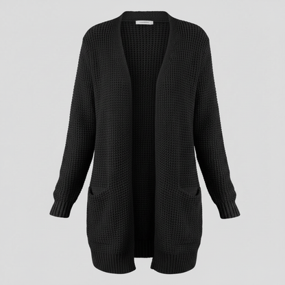 Lange Strickjacke Damen | Gemütlicher Cardigan für Winterstyle