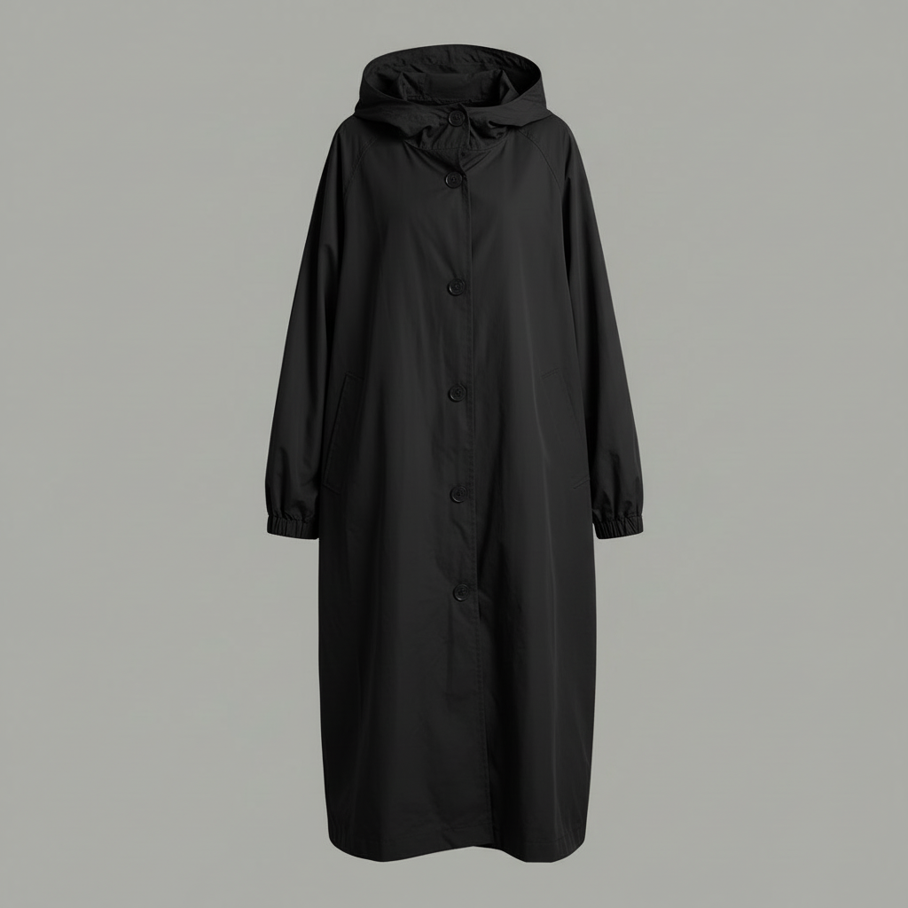Langer Trenchcoat für Damen | Klassischer Wintermantel