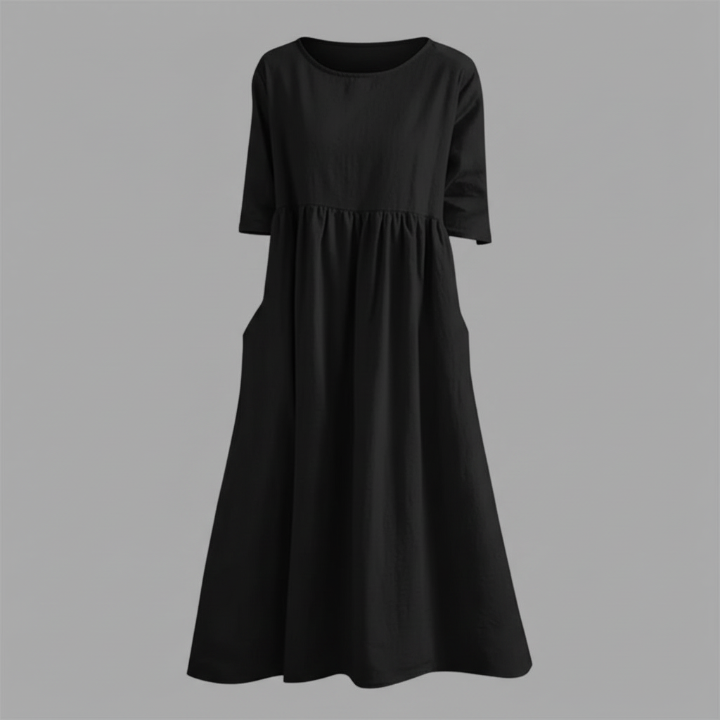 Luftiges Midi-Kleid für Damen | Sommerkleider