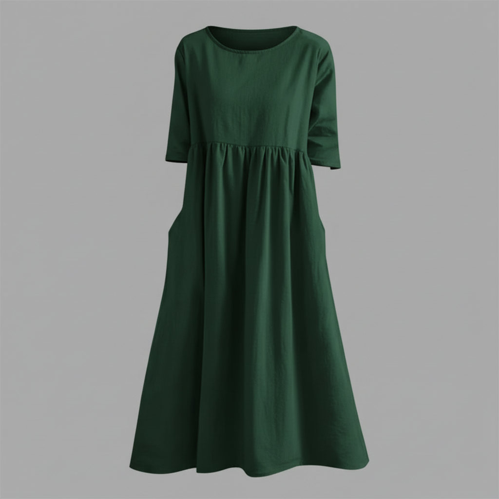 Luftiges Midi-Kleid für Damen | Sommerkleider