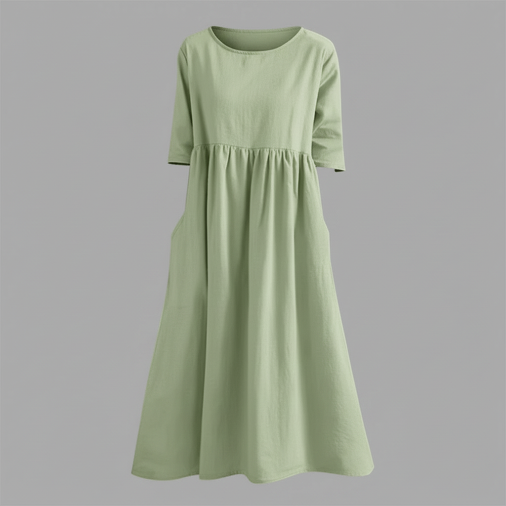 Luftiges Midi-Kleid für Damen | Sommerkleider