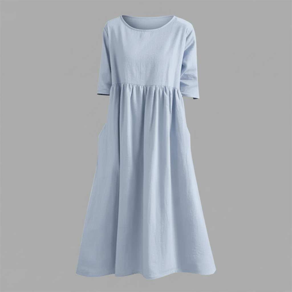 Luftiges Midi-Kleid für Damen | Sommerkleider
