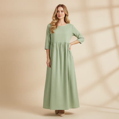 Luftiges Midi-Kleid für Damen | Sommerkleider
