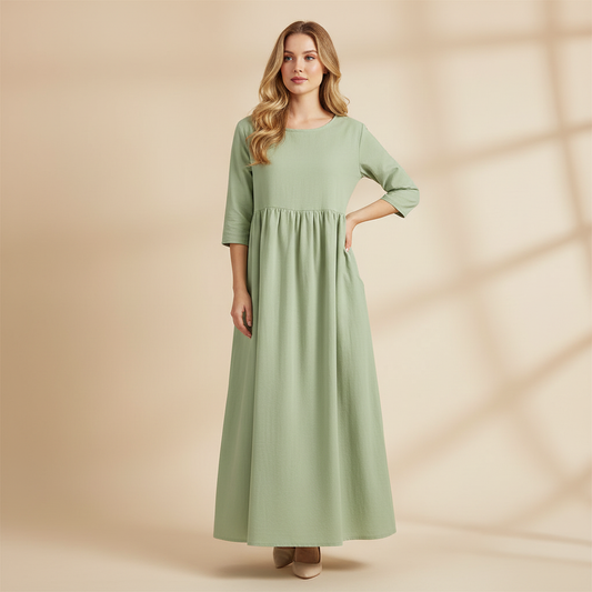 Luftiges Midi-Kleid für Damen | Sommerkleider
