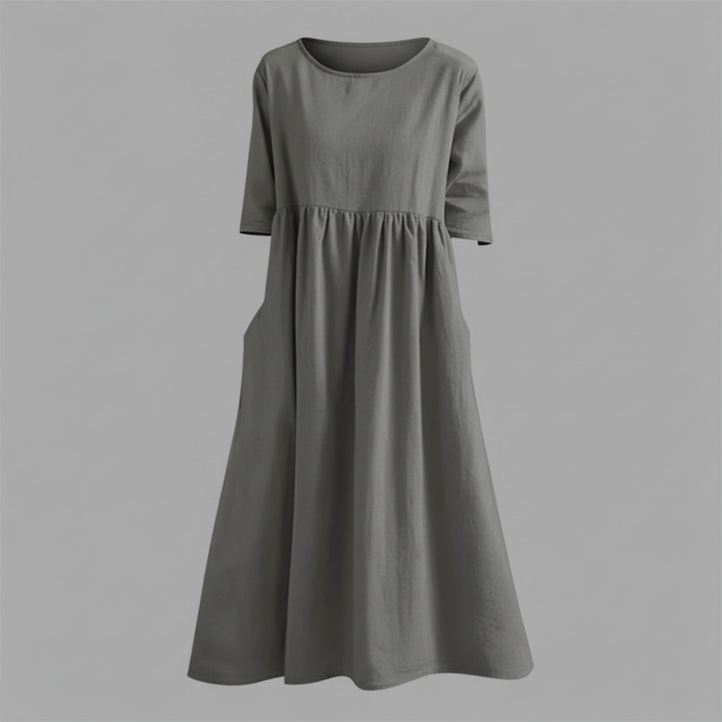 Luftiges Midi-Kleid für Damen | Sommerkleider