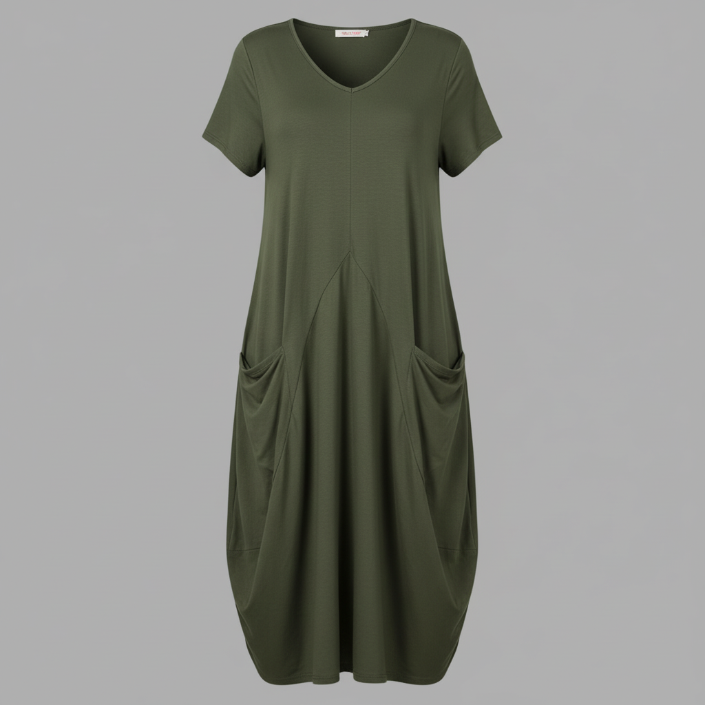 Luftiges Midi Kleid für Damen | Elegante Kleider
