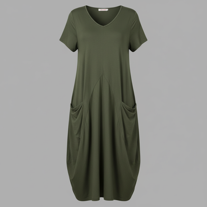 Luftiges Midi Kleid für Damen | Elegante Kleider