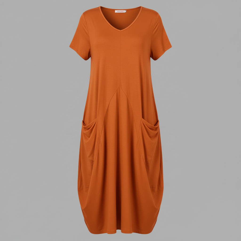 Luftiges Midi Kleid für Damen | Elegante Kleider