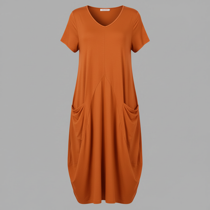 Luftiges Midi Kleid für Damen | Elegante Kleider