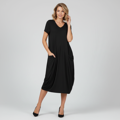 Luftiges Midi Kleid für Damen | Elegante Kleider