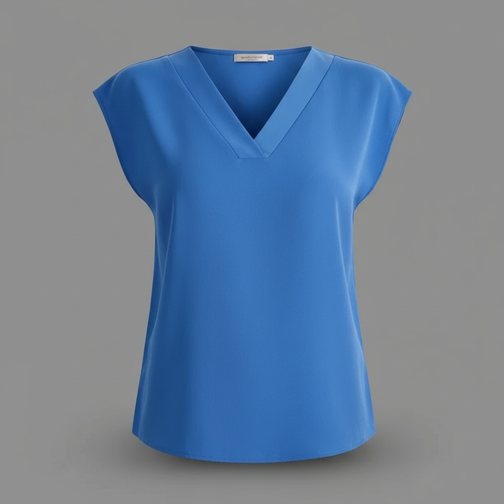 Moderne Sommerbluse Damen | V-Ausschnitt Blusen
