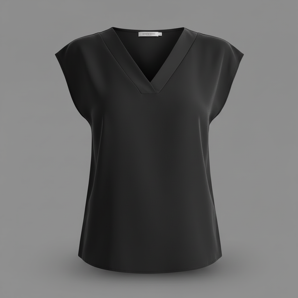 Moderne Sommerbluse Damen | V-Ausschnitt Blusen